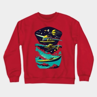 Drone Dive: Surf Wars Part 3 Crewneck Sweatshirt